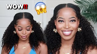 Wow! 😱FAKE FAST NATURAL HAIR GROWTH with a 💣HEADBAND WIG/ No Glue, No Lace (DETAILED) ft. Iseehair