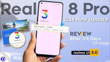 Realme 8 Pro realme UI 3.0 Stable Update C.14 | realme 8 Pro C.14 Update Full Review | Android 12 ⚡⚡