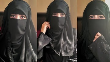 Hijab style with Niqab 2021 | Full Coverage | hide eyebrows |