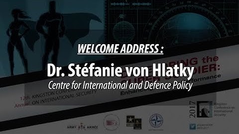 KCIS 2017 - Professor Stéfanie von Hlatky Welcomes the 2017 Conference