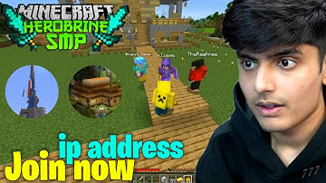 How to join Herobrine SMP in Minecraft - [JAVA + MCPE] Herobrine SMP IP Address JOIN NOW FAST 2025