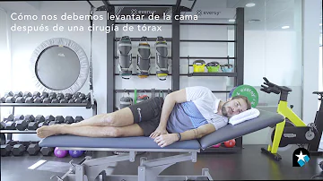 ¿Cómo levantarse de la cama tras una operación de rodilla?