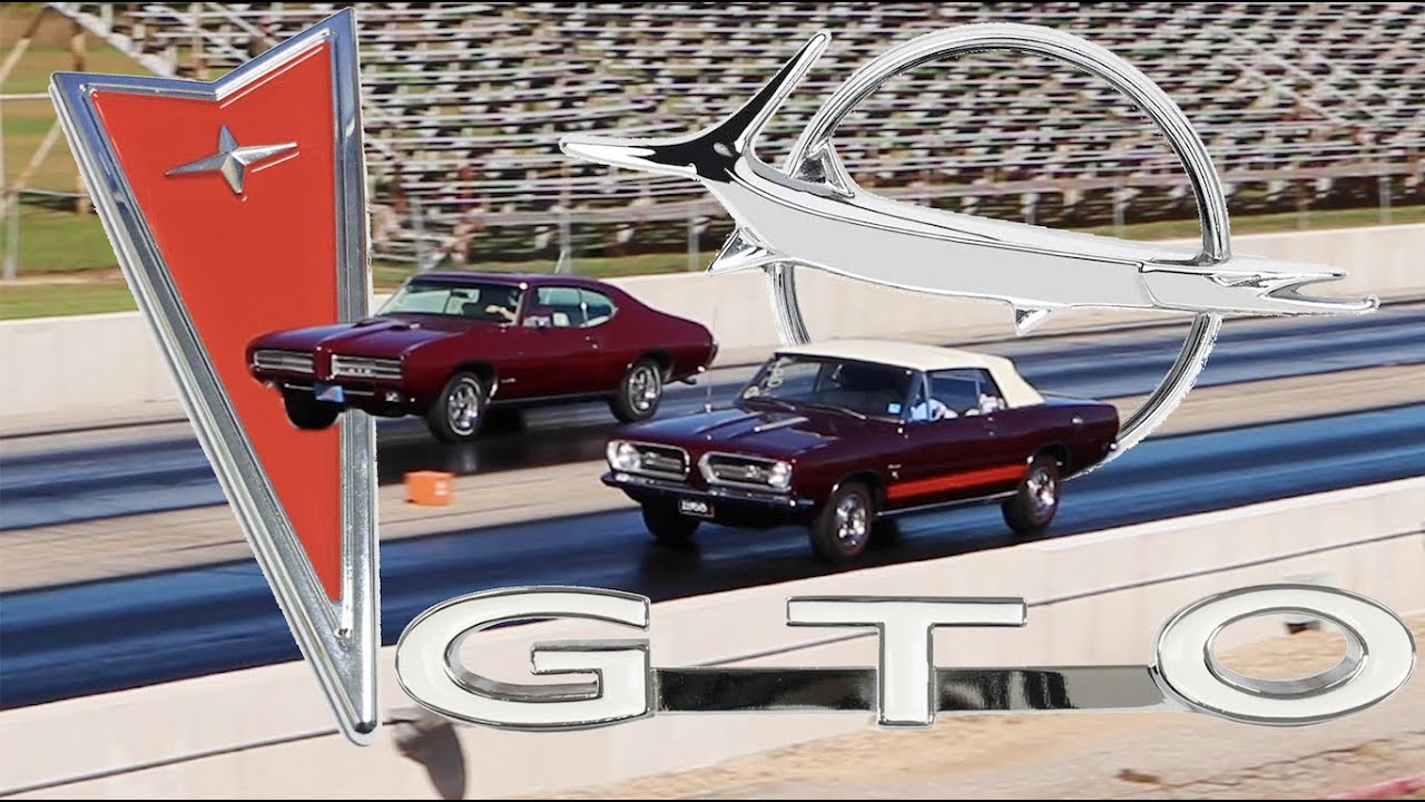 1969 Pontiac GTO Races A 1968 Plymouth Barracuda Video