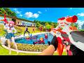 Nerf War | Water Park & Spa Battle 50 (Nerf First Person Shooter)
