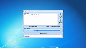 How To Use OpenOffice Calc Print Multiple Files Software