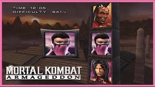 Mileena Vs All Female Tower “MAX Difficulty” (Mortal Kombat Armageddon)