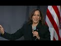 Kamala Harris says climate crisis aid should be given out 'based on equity' to 'communities of color' and women