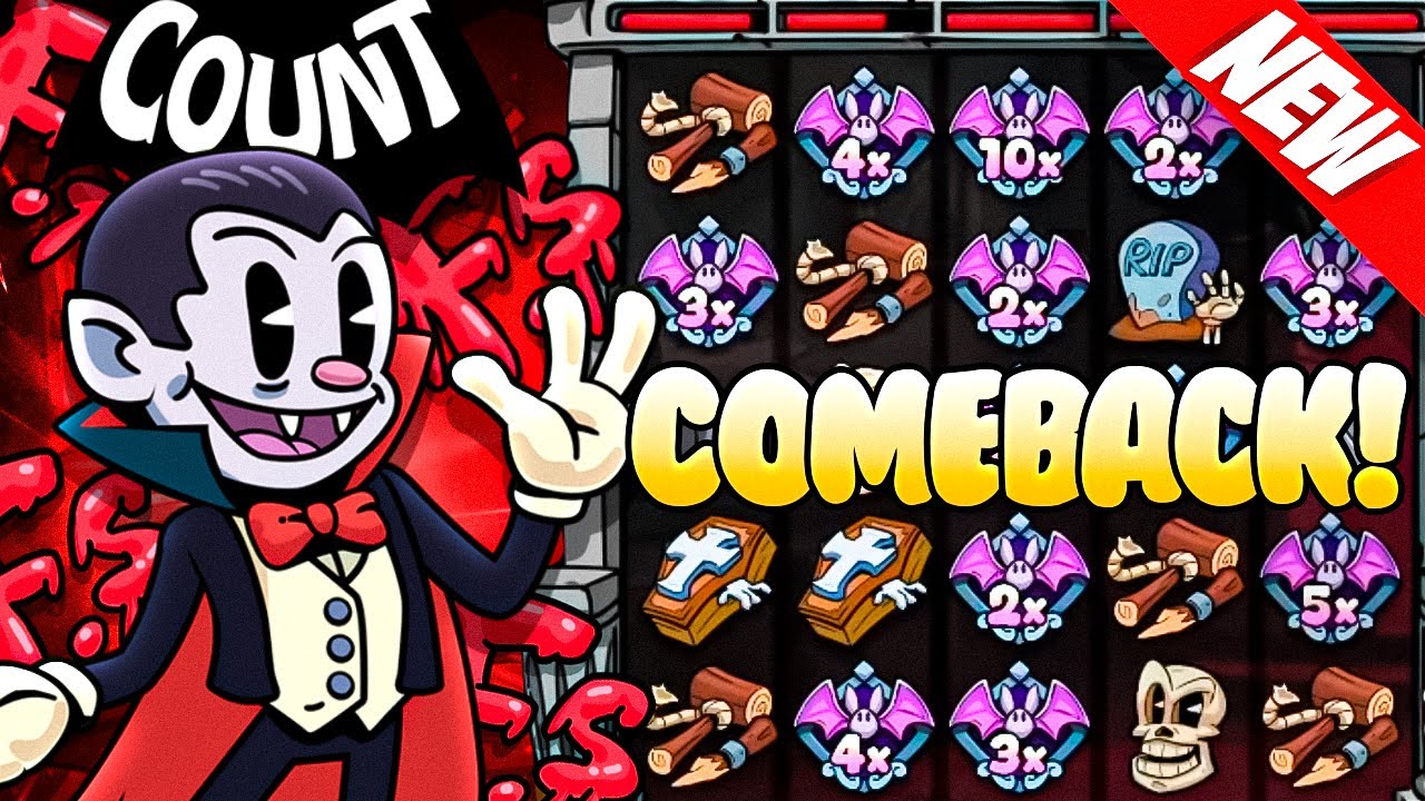 Count Slot HUGE Comeback on the *NEW* THE COUNT Slot 🦇 - YouTube