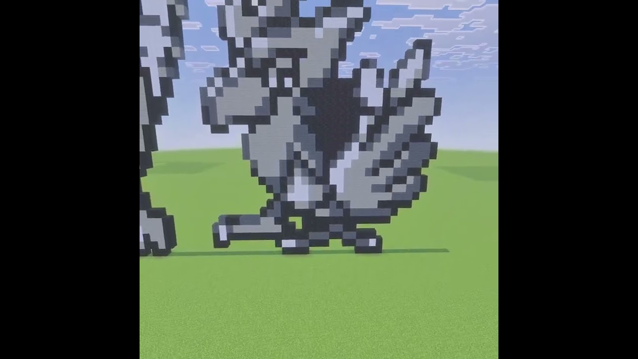 Minecraft Pixel Original Spearow Sprite Red/Blue 021 