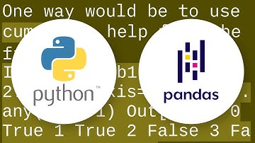 Find first true value in a row of Pandas dataframe