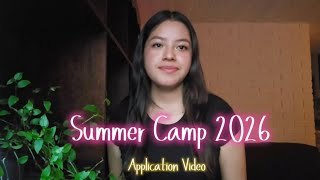 IENA Summer Camp 2026 Application Video | Support Staff