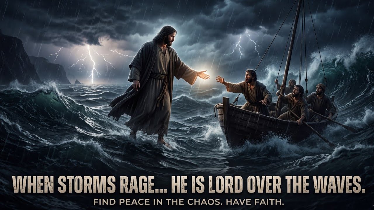 When Storms Rage He Is Lord Over The Waves - YouTube