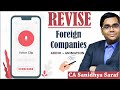 Revise Foreign Companies in 9 min | With Audio and Animation technique | by CA Sanidhya Saraf