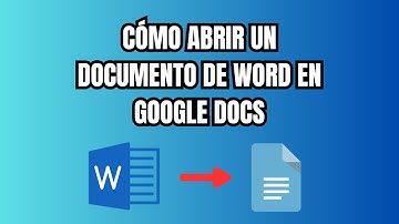 Cómo pasar o abrir un documento de Word en Google Docs [EN SIMPLES PASOS]
