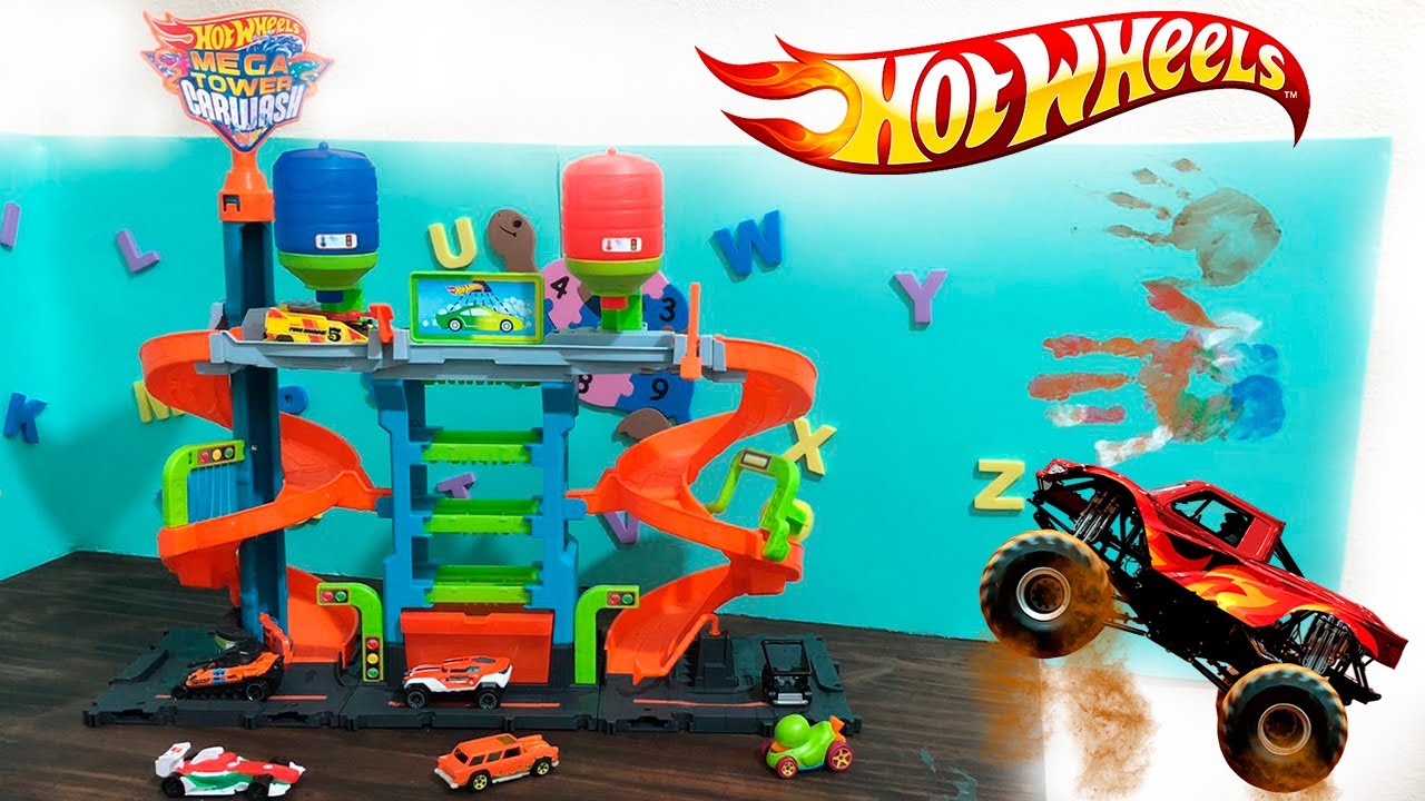 Pista Hot Wheels Mega Lava Rápido Carro Muda De Cor - Mattel no