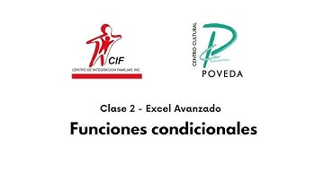 Excel Avanzado │ Clase 2 │ CIF - Centro de Integración Familiar