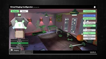 Virtual staging configurator: a mash-up of Intuiface, Unity3d and Matterport