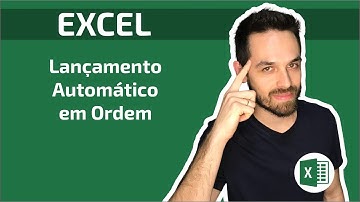 Excel - Lançamento Automático em Ordem - Formulário