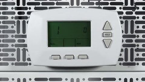 How to enter and navigate advanced programming on the RTH6350 thermostat - Resideo