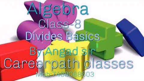 Class: 08 | Algebra ( Lec-05 ) || Exercise - 6C || By - Angad Sir || Careerpath Classes ||