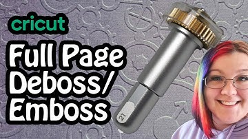 Emboss a Full Page Pattern with This Easy Cricut Tutorial