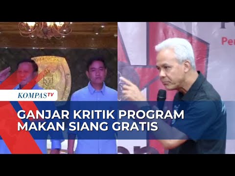 Sindir Program Prabowo-Gibran, Ganjar Pranowo: Rp400 T Buat Makan Siang Gratis?