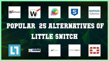 Little Snitch | Top 25 Alternatives of Little Snitch