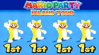 Mario Party Island Tourd - Can Mario Cat Win These Minigames (Hardest Difficulty)