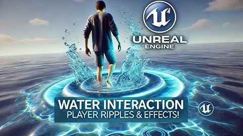How to Create Player Ripples in Water | UE5 Water Plugin Tutorial