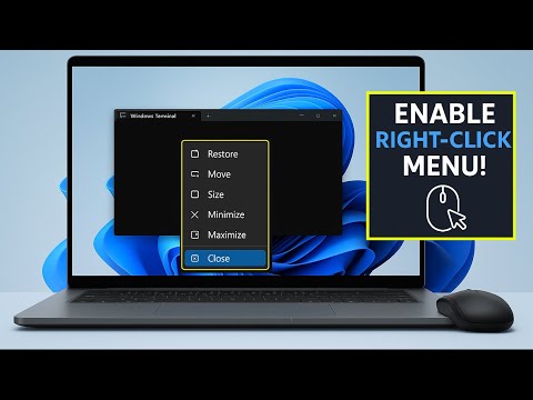 How to Enable the Right-Click Context Menu in Windows 11 Terminal