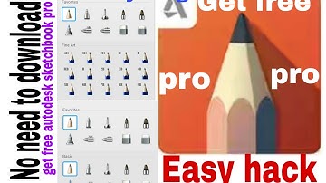 Full unlock or pro version of autodesk sketchbook photo editing app