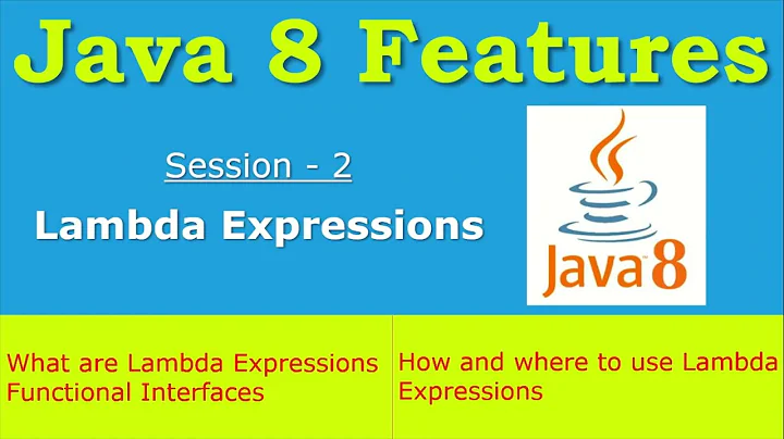 Java 8 - Lambda Expressions | Usage with Examples #java #java8 #lambda #functionalprogramming