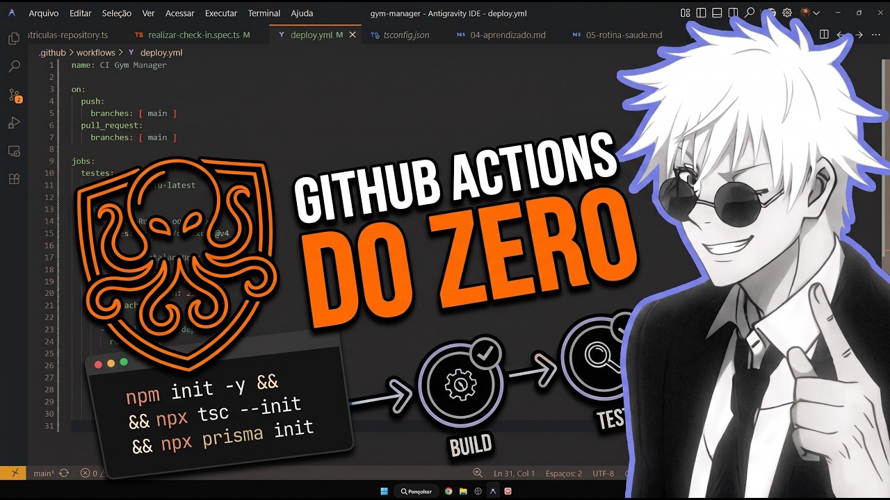 GitHub Actions Guia CI CD - YouTube