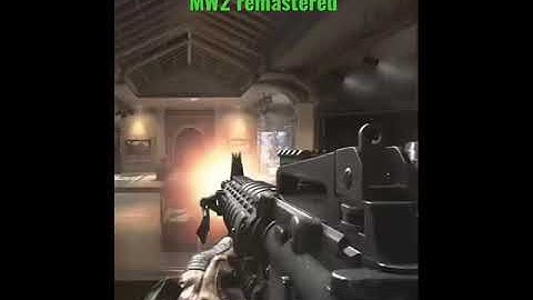 MW2 m16 vs MW2 remastered m16 #shorts