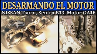 DESPIECE DE MOTOR, Nissan Tsuru, Sentra B13, GA16