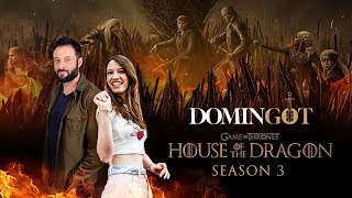 JÁ TIVEMOS BATALHAS MELHORES? | HOUSE OF THE DRAGON S03E01 | DOMINGOT