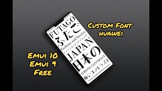 TUTORIAL GANTI DAN CUSTOM  FONT HUAWEI EMUI 9 10 GRATIS screenshot 5