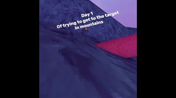 Day one of trying to get to the target in mountains  #trend #gorillatagfun #greeting