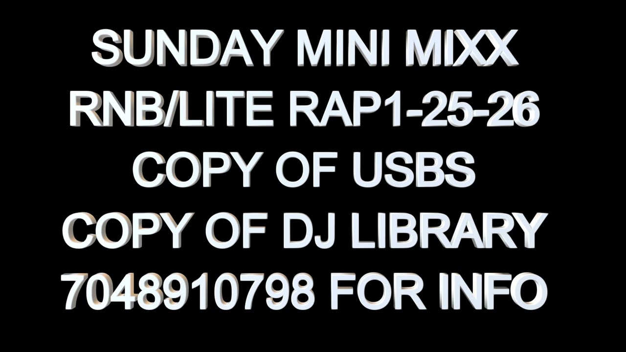 COPY OF USBS/COPY OF DJ HARD DRIVE.7048910798 FOR INFO - YouTube
