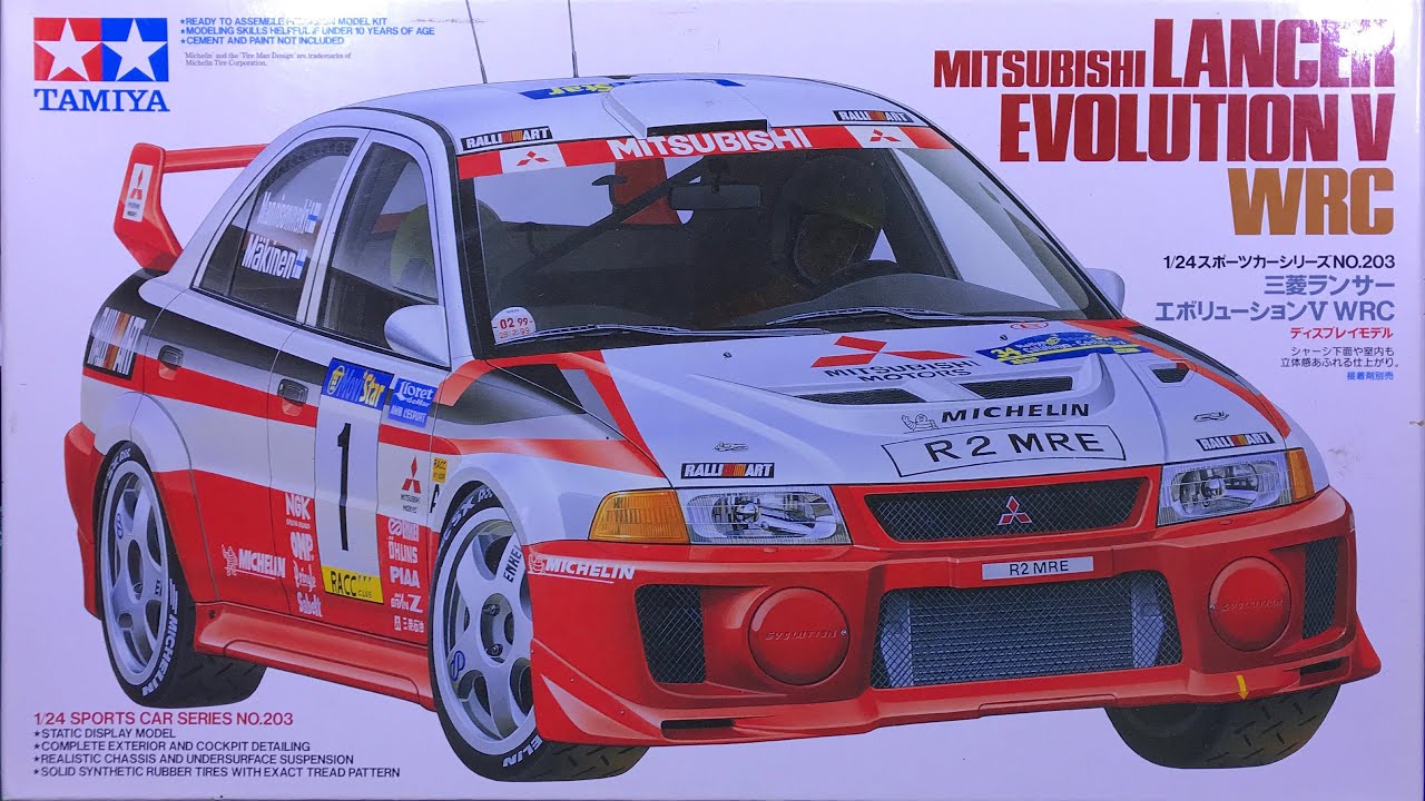 Unboxing: Tamiya Mitsubishi Lancer Evolution V WRC | What's in the