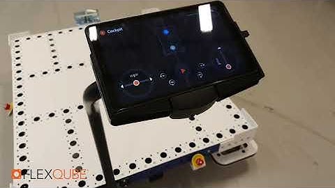 AGV Manual Drive | Motorized Material Handling Cart | FlexQube