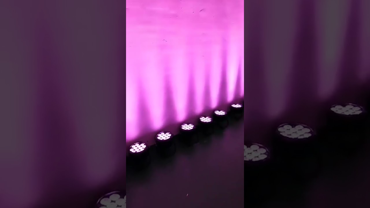 12x18w Par Light 6in1 Outdoor Ip65 Wireless Battery Waterproof Led Par Light