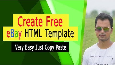 Free eBay html template 2024: Easily Create eBay templates For free