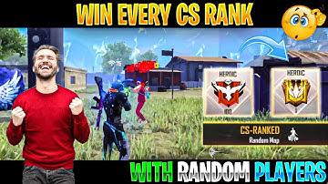 How To Win Every CS Rank With Random Players | Clash Squad Ranked Tips and Tricks | Free fire