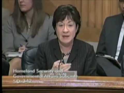 Senator Susan Collins questions Postmaster General