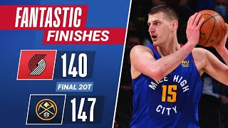 Denver \& Portland THRILLER in 4th \& DOUBLE OTs in Game 5 🔥 | Fantastic Finish