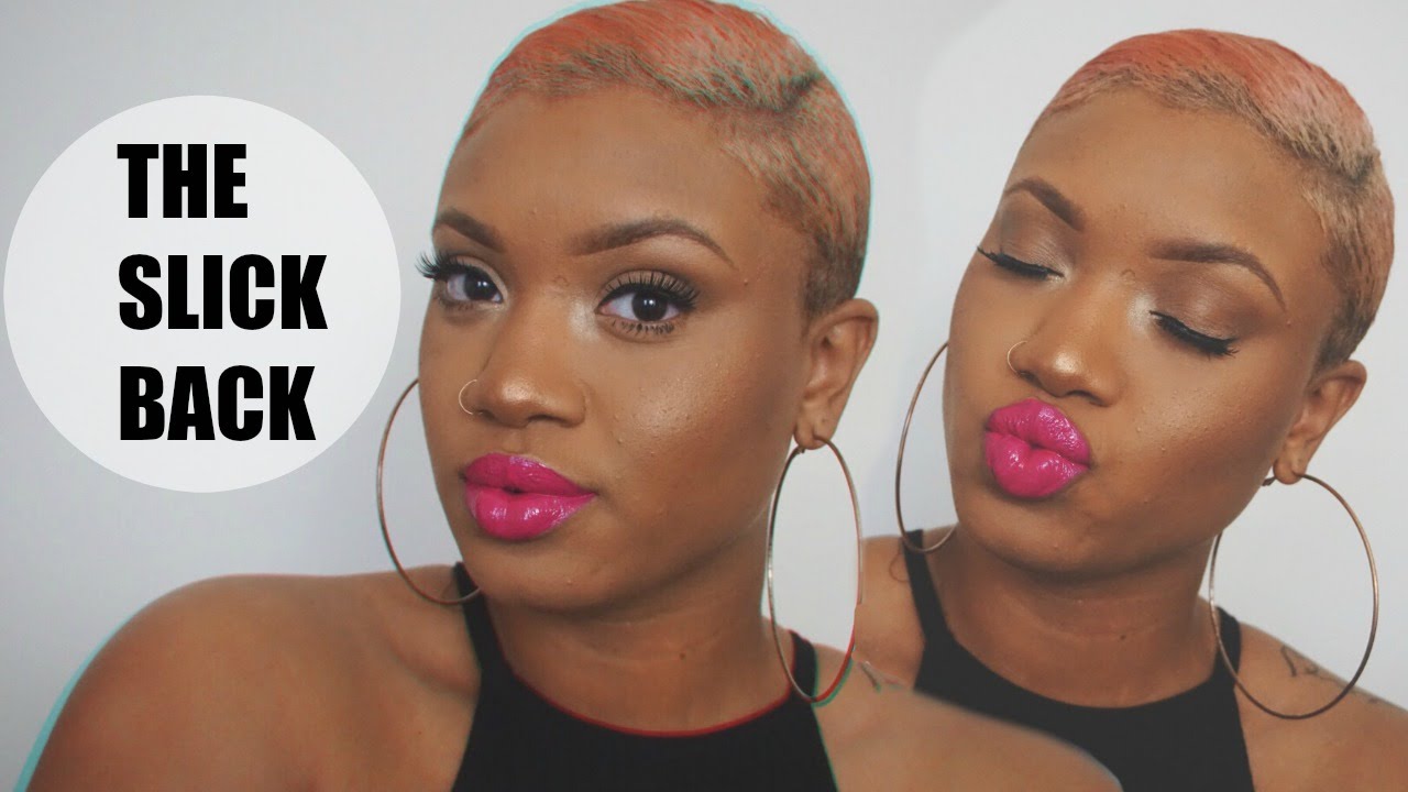 Slick Back On My Pixie Cut! - Youtube