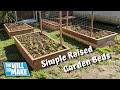 How To Build Simple Raised Garden Beds Out Of Cedar Fence Pickets| Woodworking | DIY