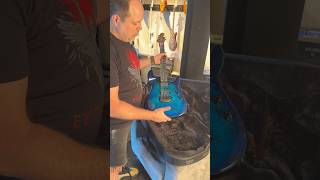 Quick case open on the new Music Man Jason Richardson Cutless HT in Water Temple!! Built for speeed!