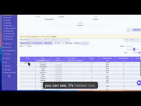 Power Table walkthrough